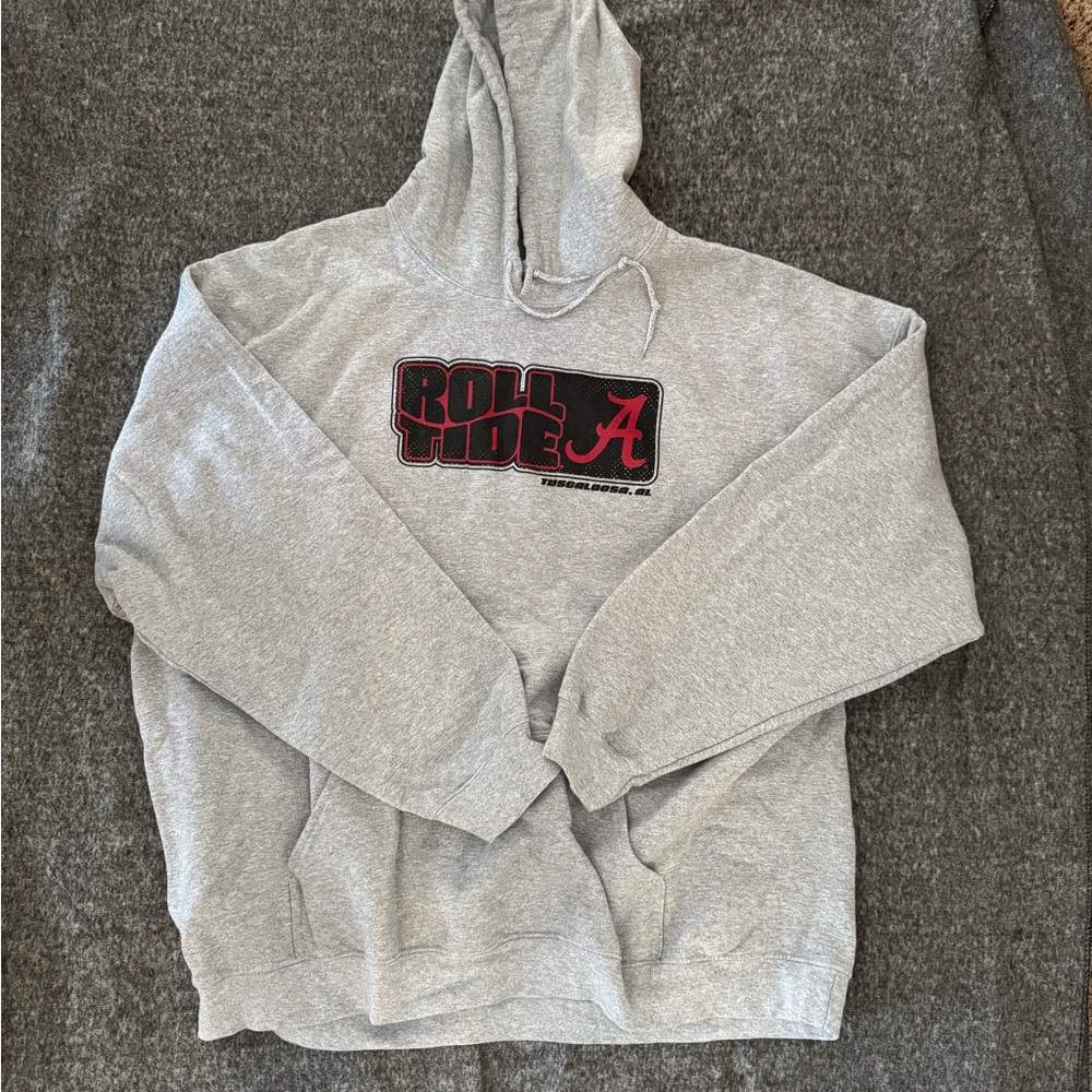 Gray Roll Tide Hoodie
